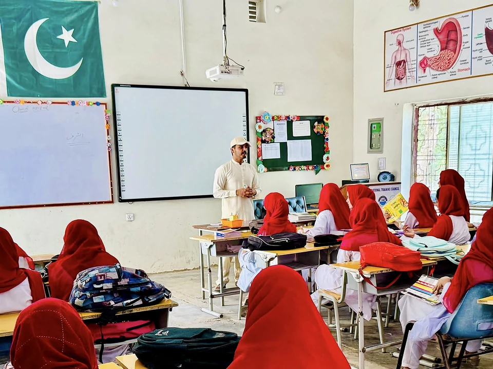 Student learning session